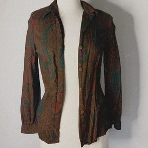 Paisley button down